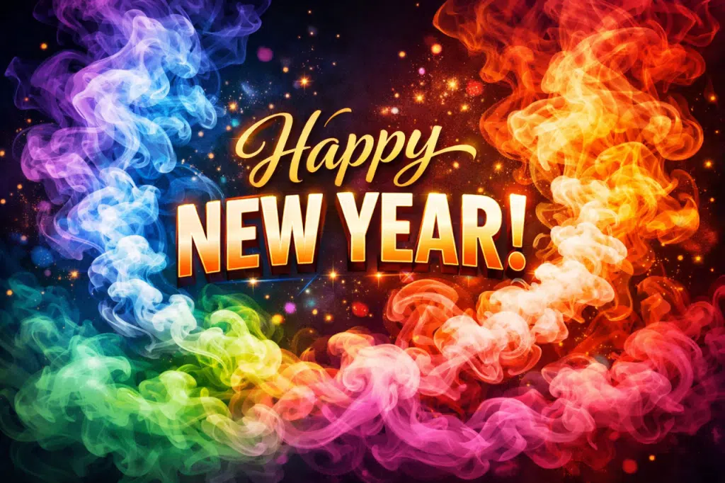 Happy New Year Banner - Vape Culture