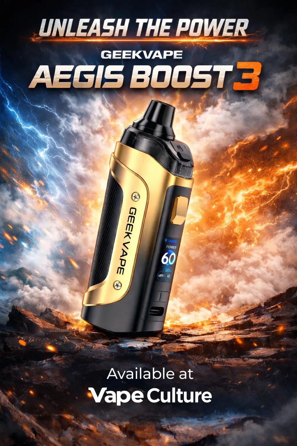 Aegis Boost 3 - Vape Culture Larnaca