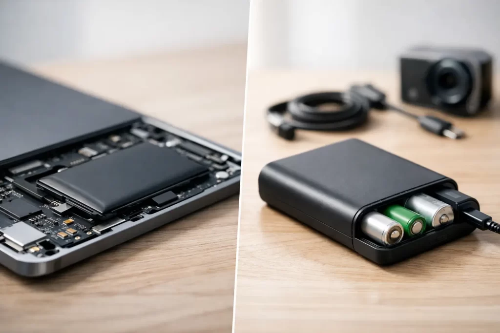 Internal Battery vs External Battery
