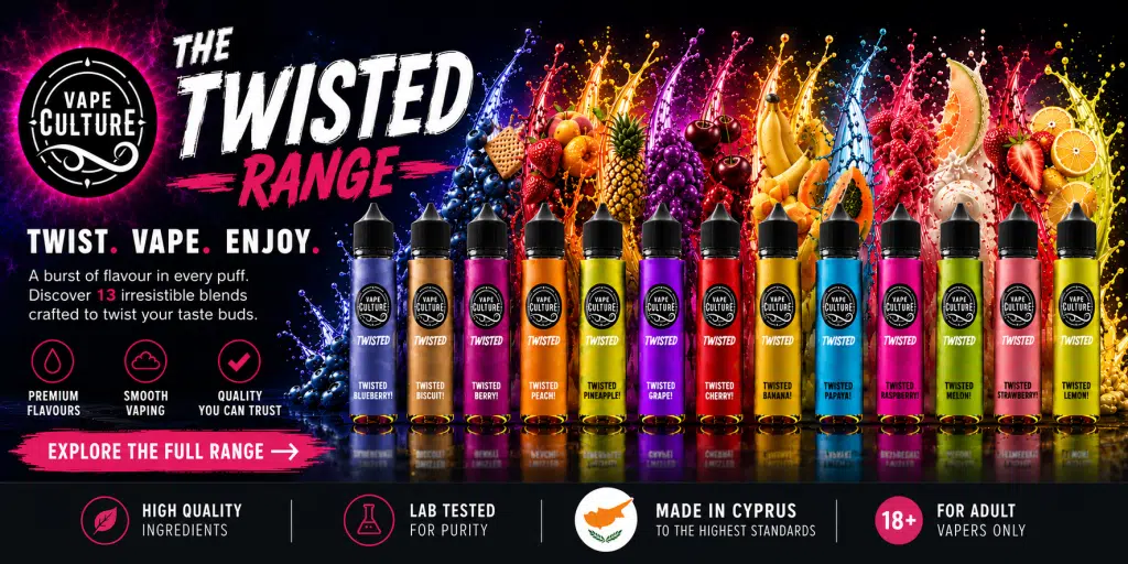 Twisted E-Liquid Range - Vape Shop Cyprus